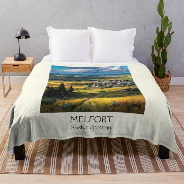 Item preview, Melfort Saskatchewan | Northern Lights City & Agriculture Art Print designed and sold by TuncGK.