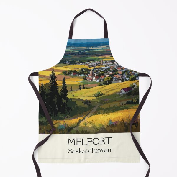 Item preview, Melfort Saskatchewan | Northern Lights City & Agriculture Art Print designed and sold by TuncGK.