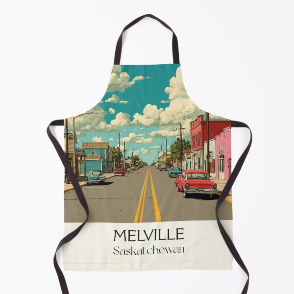 Item preview, Melville Saskatchewan | Evening Street Scene Art Print designed and sold by TuncGK.