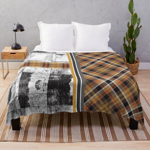 Item preview, Urban Grunge Plaid & Textured Abstract Pattern designed and sold by dnyl.