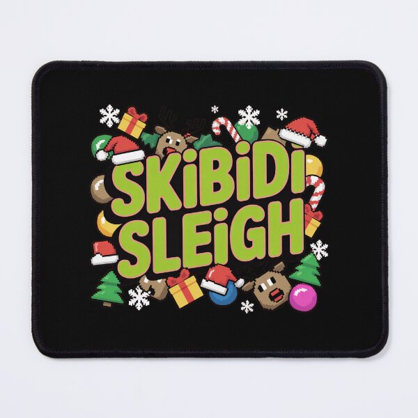 Item preview, Skibidi Sleigh, funny Gen Z and gen Alpha Christmas designed and sold by NoetherSym.
