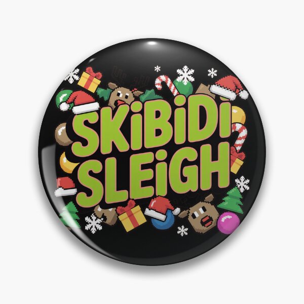 Item preview, Skibidi Sleigh, funny Gen Z and gen Alpha Christmas designed and sold by NoetherSym.