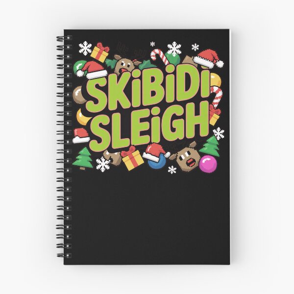 Item preview, Skibidi Sleigh, funny Gen Z and gen Alpha Christmas designed and sold by NoetherSym.
