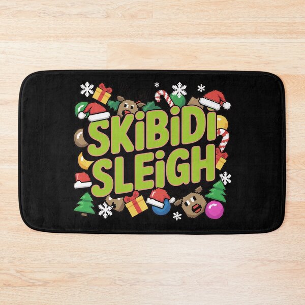 Item preview, Skibidi Sleigh, funny Gen Z and gen Alpha Christmas designed and sold by NoetherSym.