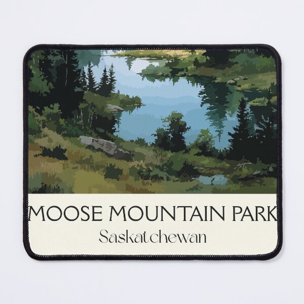 Item preview, Moose Mountain Provincial Park | Rolling Hills & Forest Art Print designed and sold by TuncGK.