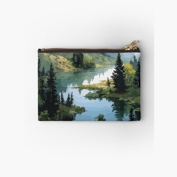 Item preview, Moose Mountain Provincial Park | Rolling Hills & Forest Art Print designed and sold by TuncGK.