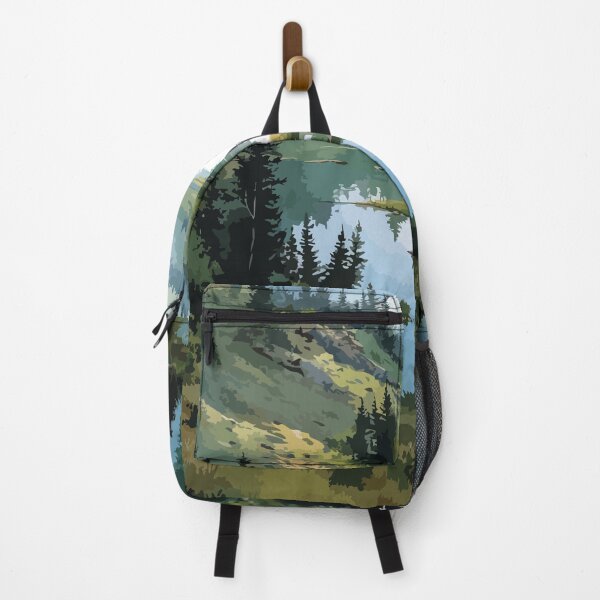 Item preview, Moose Mountain Provincial Park | Rolling Hills & Forest Art Print designed and sold by TuncGK.