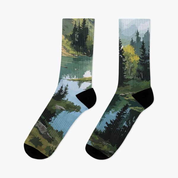 Item preview, Moose Mountain Provincial Park | Rolling Hills & Forest Art Print designed and sold by TuncGK.