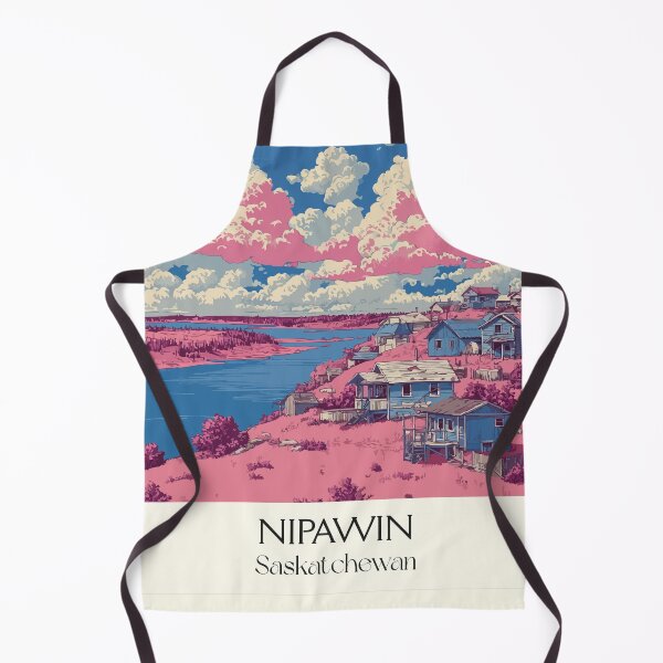 Item preview, Nipawin Saskatchewan | River Valley & Pink Clouds Art Print designed and sold by TuncGK.