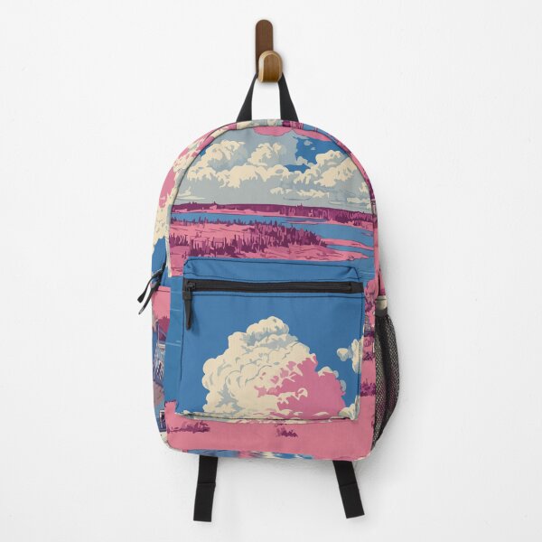 Item preview, Nipawin Saskatchewan | River Valley & Pink Clouds Art Print designed and sold by TuncGK.