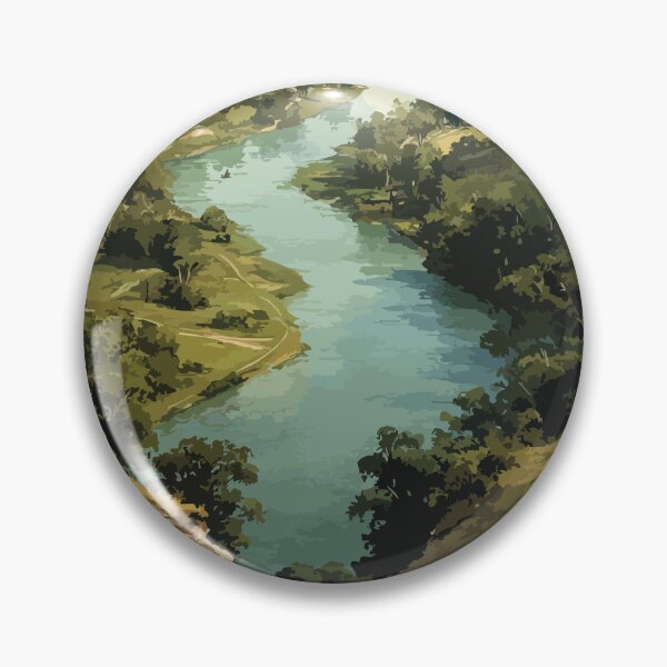 Item preview, North Battleford | North Saskatchewan River Valley Art Print designed and sold by TuncGK.