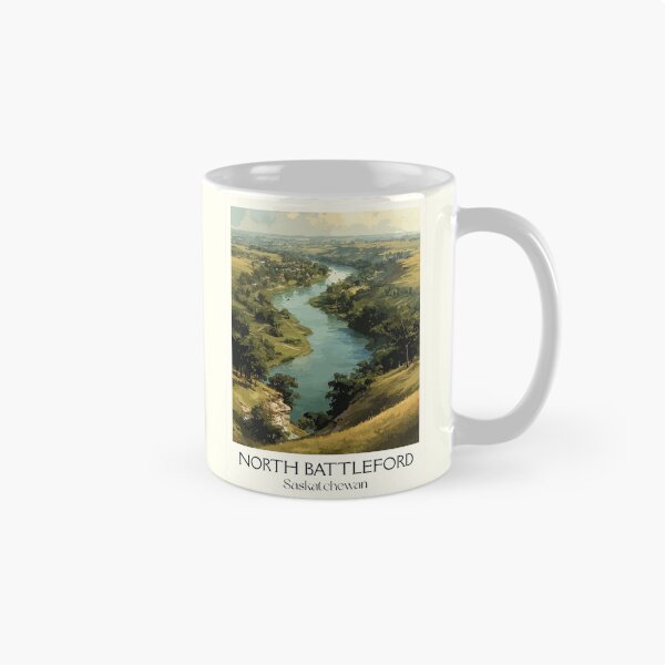 Item preview, North Battleford | North Saskatchewan River Valley Art Print designed and sold by TuncGK.