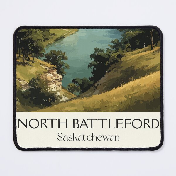 Item preview, North Battleford | North Saskatchewan River Valley Art Print designed and sold by TuncGK.