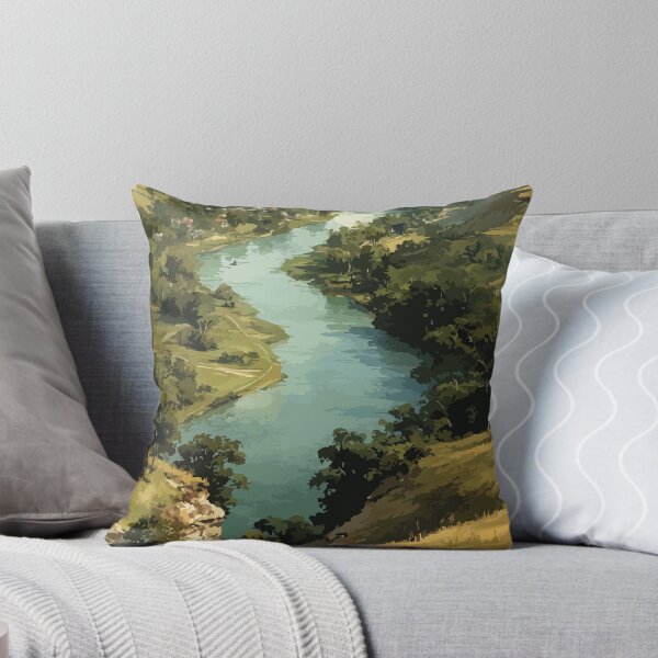 Item preview, North Battleford | North Saskatchewan River Valley Art Print designed and sold by TuncGK.