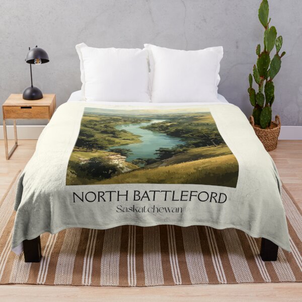 Item preview, North Battleford | North Saskatchewan River Valley Art Print designed and sold by TuncGK.
