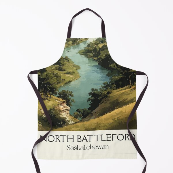 Item preview, North Battleford | North Saskatchewan River Valley Art Print designed and sold by TuncGK.