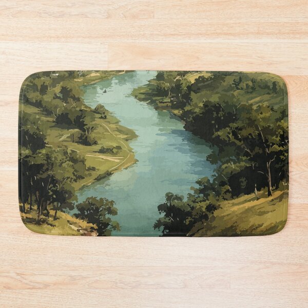 Item preview, North Battleford | North Saskatchewan River Valley Art Print designed and sold by TuncGK.