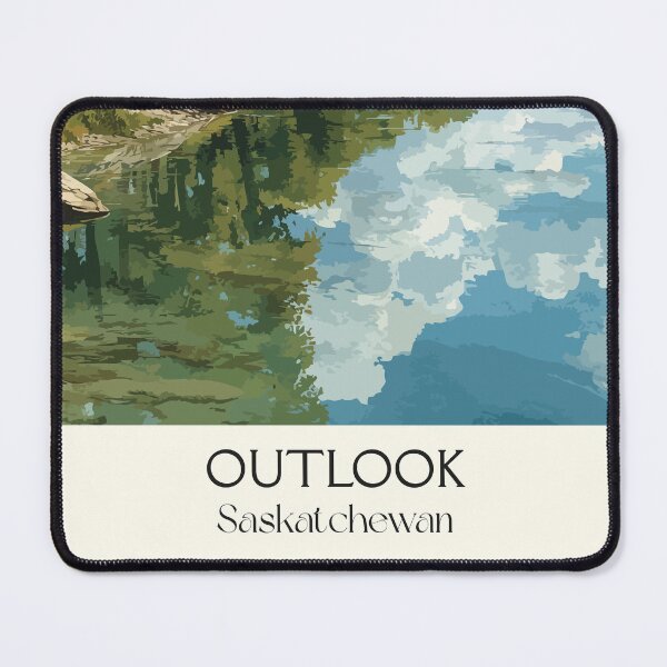 Item preview, Outlook Saskatchewan | South Saskatchewan River & Trees Art Print designed and sold by TuncGK.