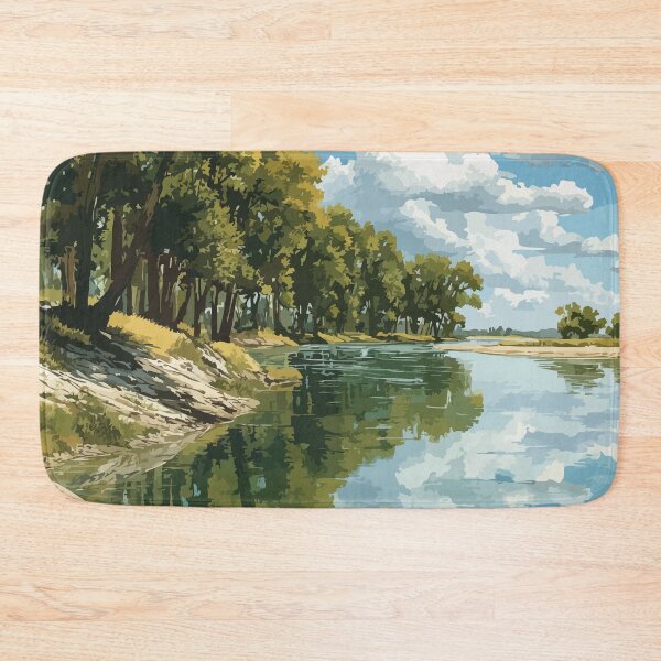 Item preview, Outlook Saskatchewan | South Saskatchewan River & Trees Art Print designed and sold by TuncGK.