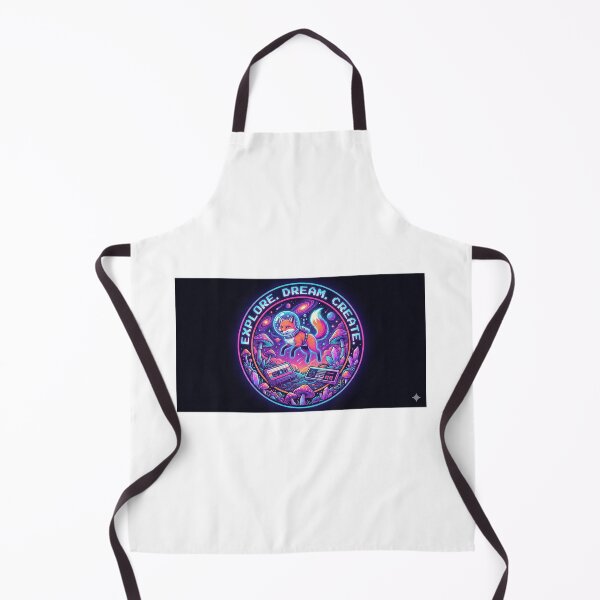 Item preview, Neon Synthwave Space Fox | Explore Dream Create Retro Gamer designed and sold by Estudio101.