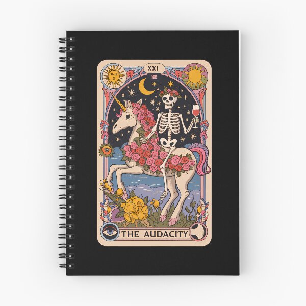 Item preview, The Audacity  Skeleton On Unicorn Tarot Design designed and sold by sydne-ywong.