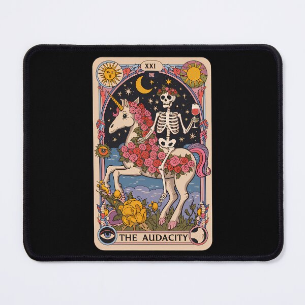 Item preview, The Audacity Skeleton On Unicorn Tarot Design designed and sold by sydne-ywong.