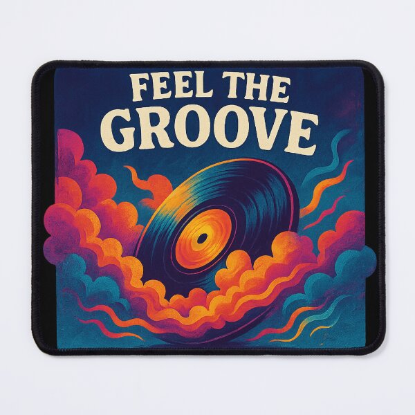 Item preview, Feel the Groove — Retro Vinyl Vibes designed and sold by peaknerd.