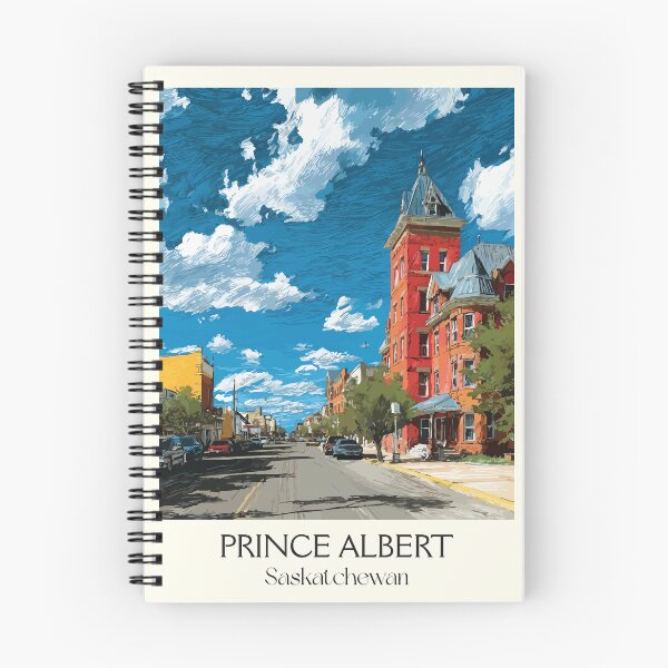 Item preview, Prince Albert Saskatchewan | Historic Arts Centre & Streetscape Art Print designed and sold by TuncGK.