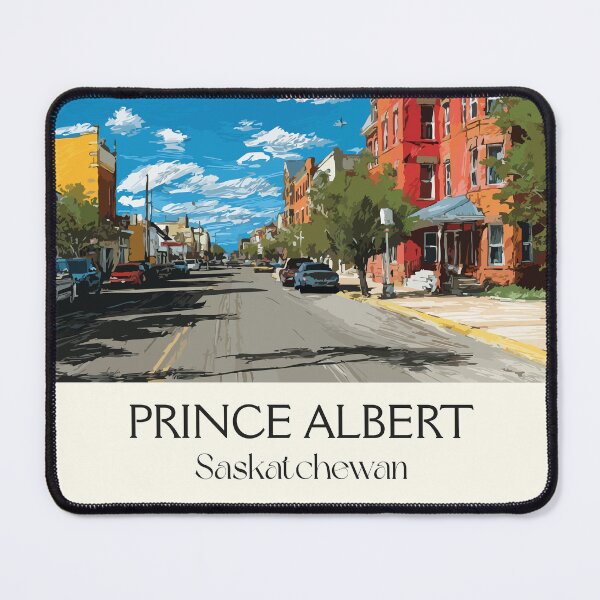 Item preview, Prince Albert Saskatchewan | Historic Arts Centre & Streetscape Art Print designed and sold by TuncGK.