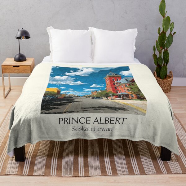 Item preview, Prince Albert Saskatchewan | Historic Arts Centre & Streetscape Art Print designed and sold by TuncGK.