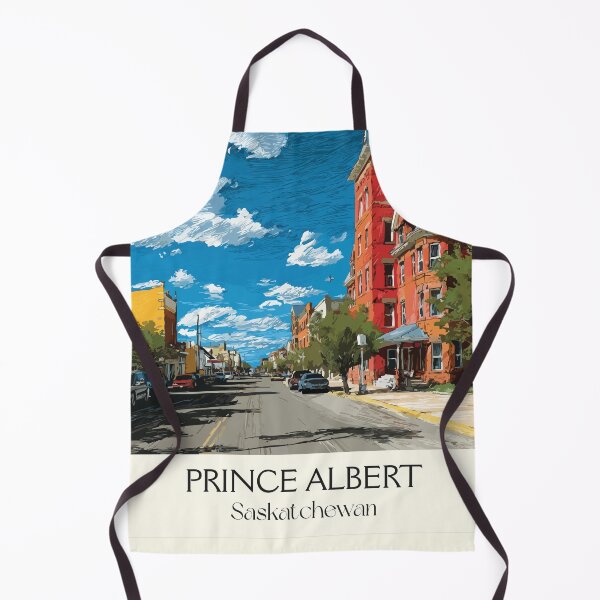 Item preview, Prince Albert Saskatchewan | Historic Arts Centre & Streetscape Art Print designed and sold by TuncGK.
