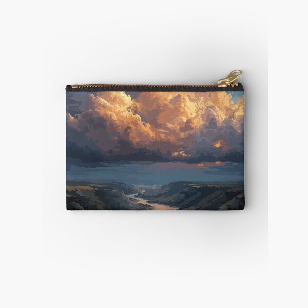 Item preview, Qu'Appelle Valley Saskatchewan | Scenic Lakes & Sunset Art Print designed and sold by TuncGK.