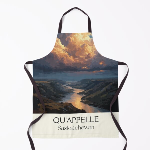 Item preview, Qu'Appelle Valley Saskatchewan | Scenic Lakes & Sunset Art Print designed and sold by TuncGK.