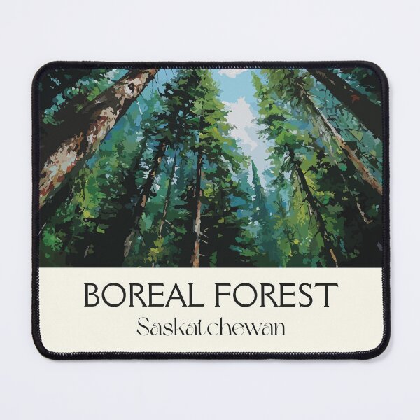 Item preview, Saskatchewan Boreal Forest | Pine Tree Canopy Art Print designed and sold by TuncGK.
