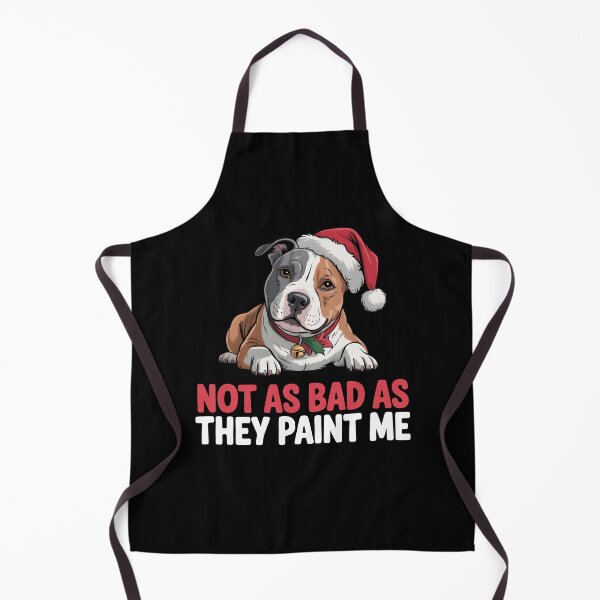 Item preview, Not As Bad As They Paint Me Cute Amstaff Funny Christmas Gift designed and sold by Slaw-Creation.
