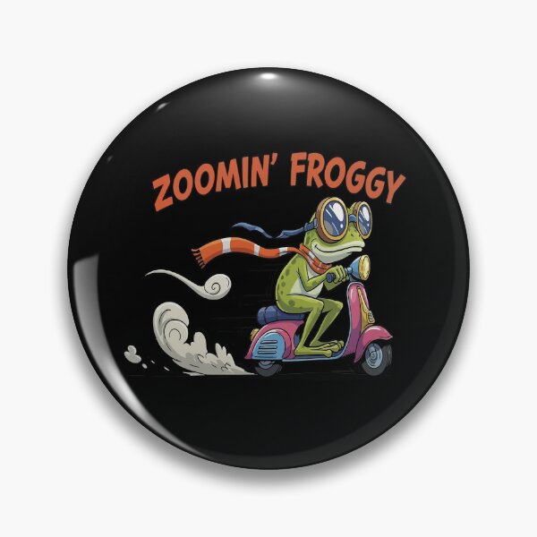 Item preview, Cute Froggy on Scooter designed and sold by Snugglecrit.