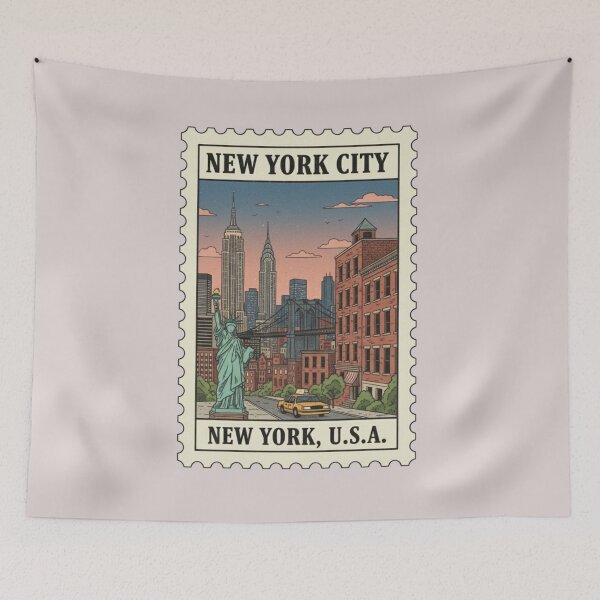 Item preview, New York City Stamp designed and sold by allaboutstamps.
