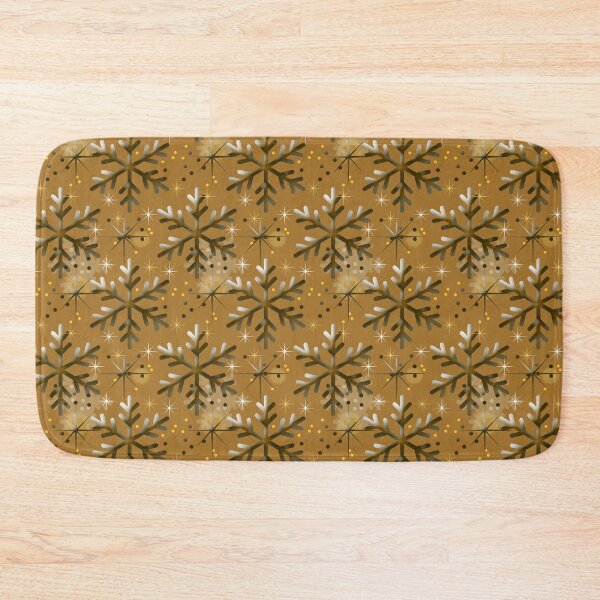 Item preview, 3D Golden Snow Seamless Repeat designed and sold by Sharon Schwalbe.