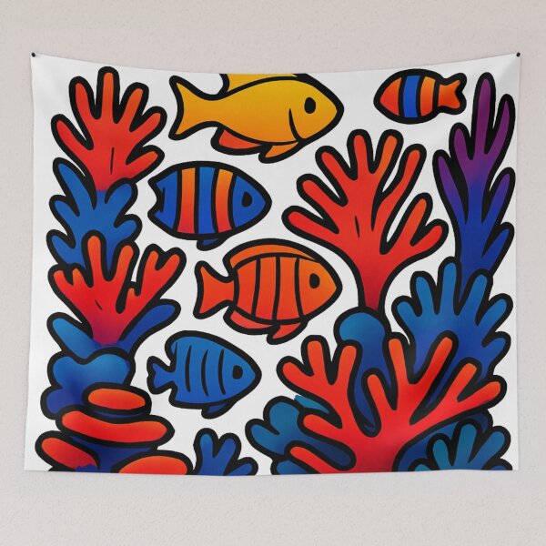 Item preview,  Underwater Carnival Madness designed and sold by Zofia Sosnecka.