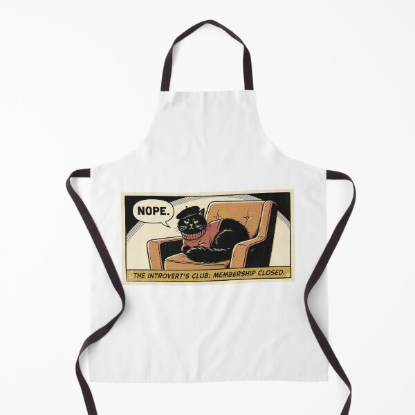 Item preview, The Introvert's Club: Membership Closed | Vintage Comic Grumpy Cat "Nope" designed and sold by Estudio101.