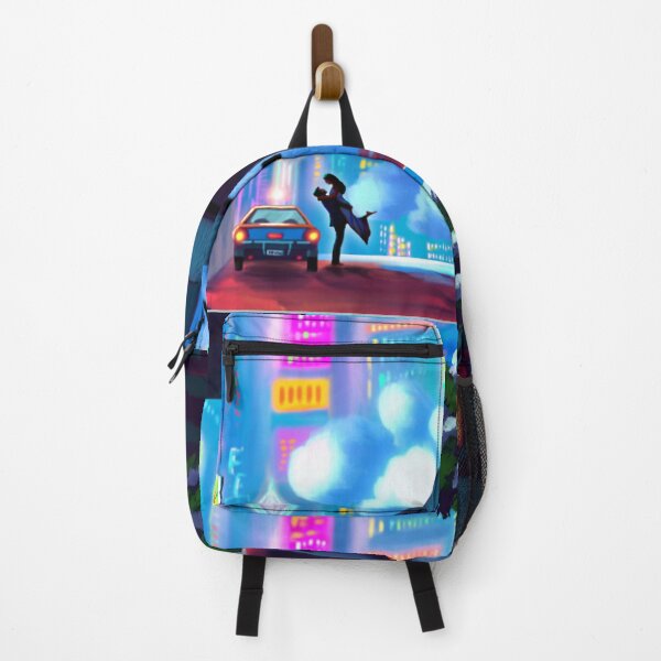 Item preview, Cyberpunk Neon City Night Procreate Art designed and sold by ExploreAura Studio.