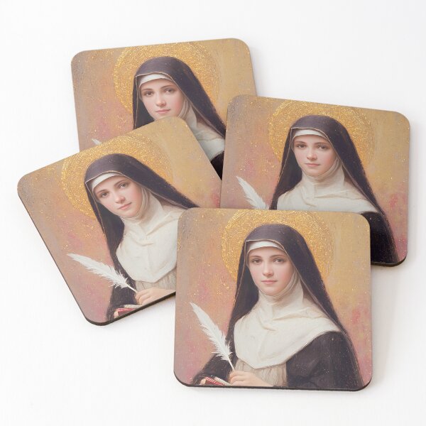 Item preview, Saint Mechtildis / Saint Mechtide of Hefta / Mechthild of Hackeborn designed and sold by SanctifiedSouls.