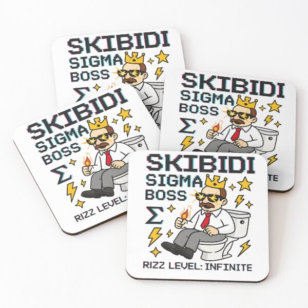 Item preview, Skibidi Sigma Boss Meme King Art designed and sold by AnnDesignStudio.
