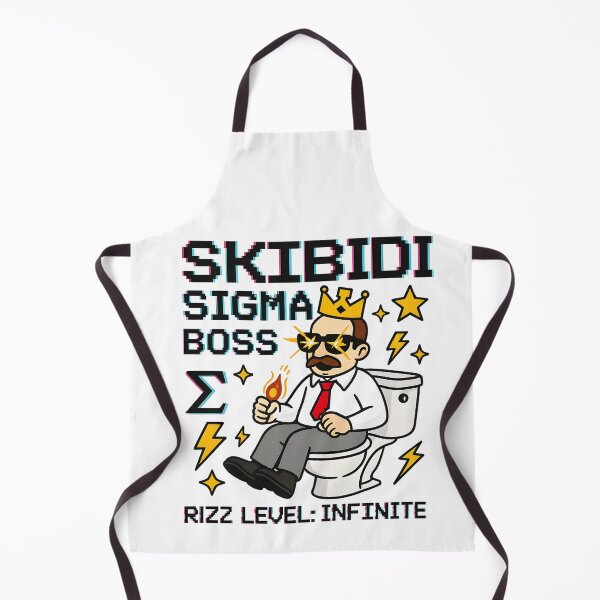 Item preview, Skibidi Sigma Boss Meme King Art designed and sold by AnnDesignStudio.