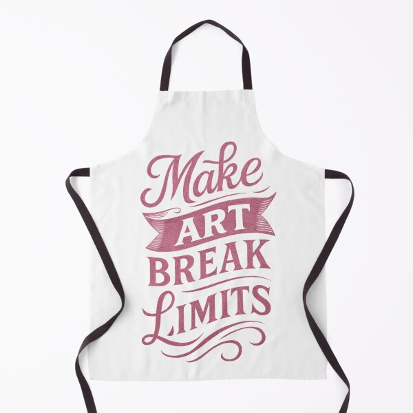 Item preview, Make Art Break Limits – Inspirational Artist Quote Typography Design designed and sold by IsyLaneDesign.