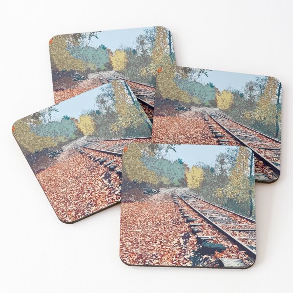Item preview, Abandoned Railroad, Autumn Foliage [Vector Art] designed and sold by dragonsinn.