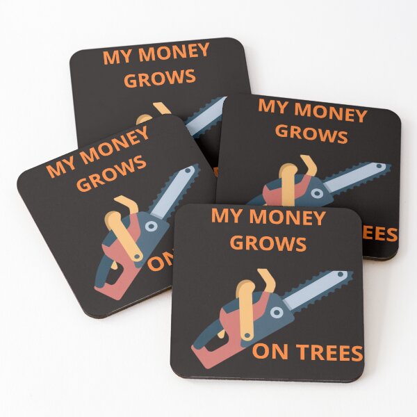 Item preview, My Money grows on trees Funny gifts for arborists designed and sold by Viktorio Art Shop.