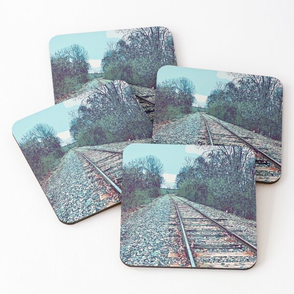 Item preview, Abandoned Train Tracks [Vector Art] designed and sold by dragonsinn.