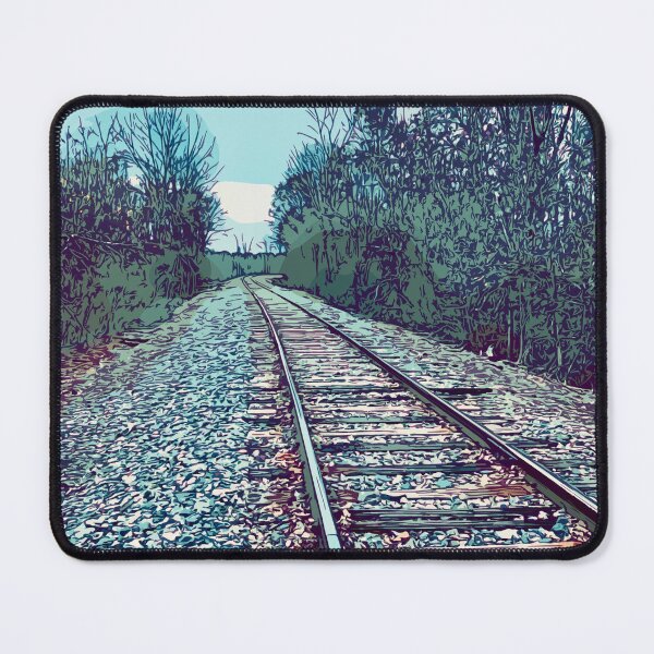 Item preview, Abandoned Train Tracks [Vector Art] designed and sold by dragonsinn.