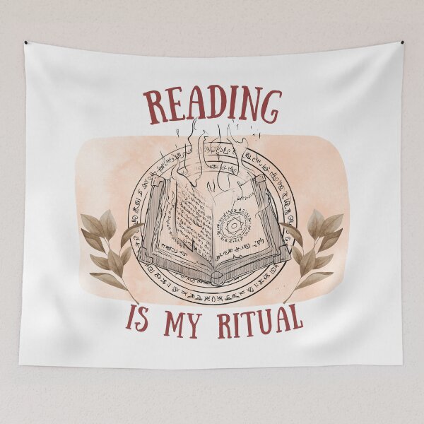 Item preview, Reading Is My Ritual – Witchy Spellbook in Soft Tones designed and sold by DanniDan.